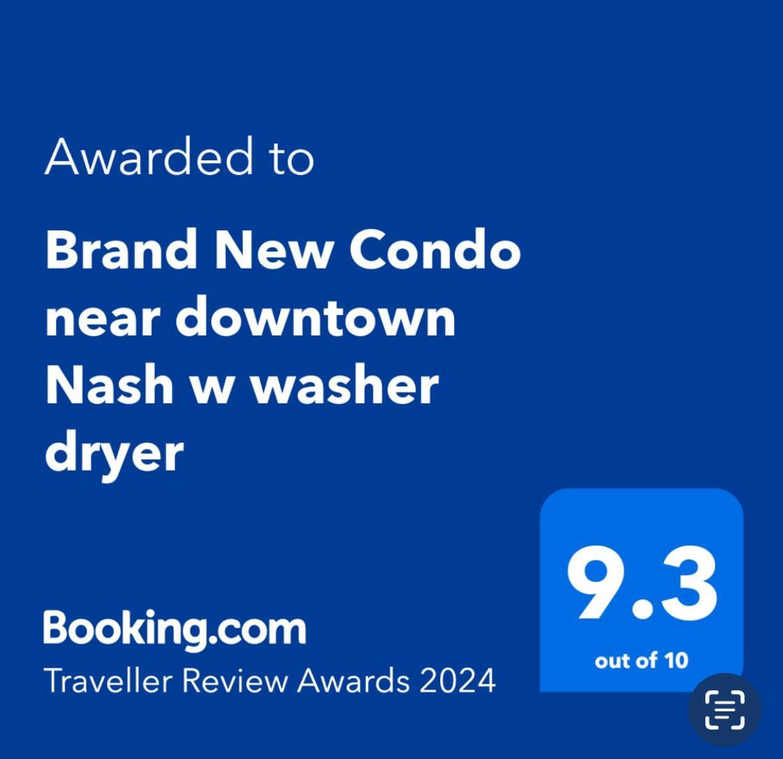 Brand New Condo Near Downtown Nash W Washer Dryer ناشفيل المظهر الخارجي الصورة